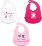 Hudson Baby Unisex Baby Silicone Bibs